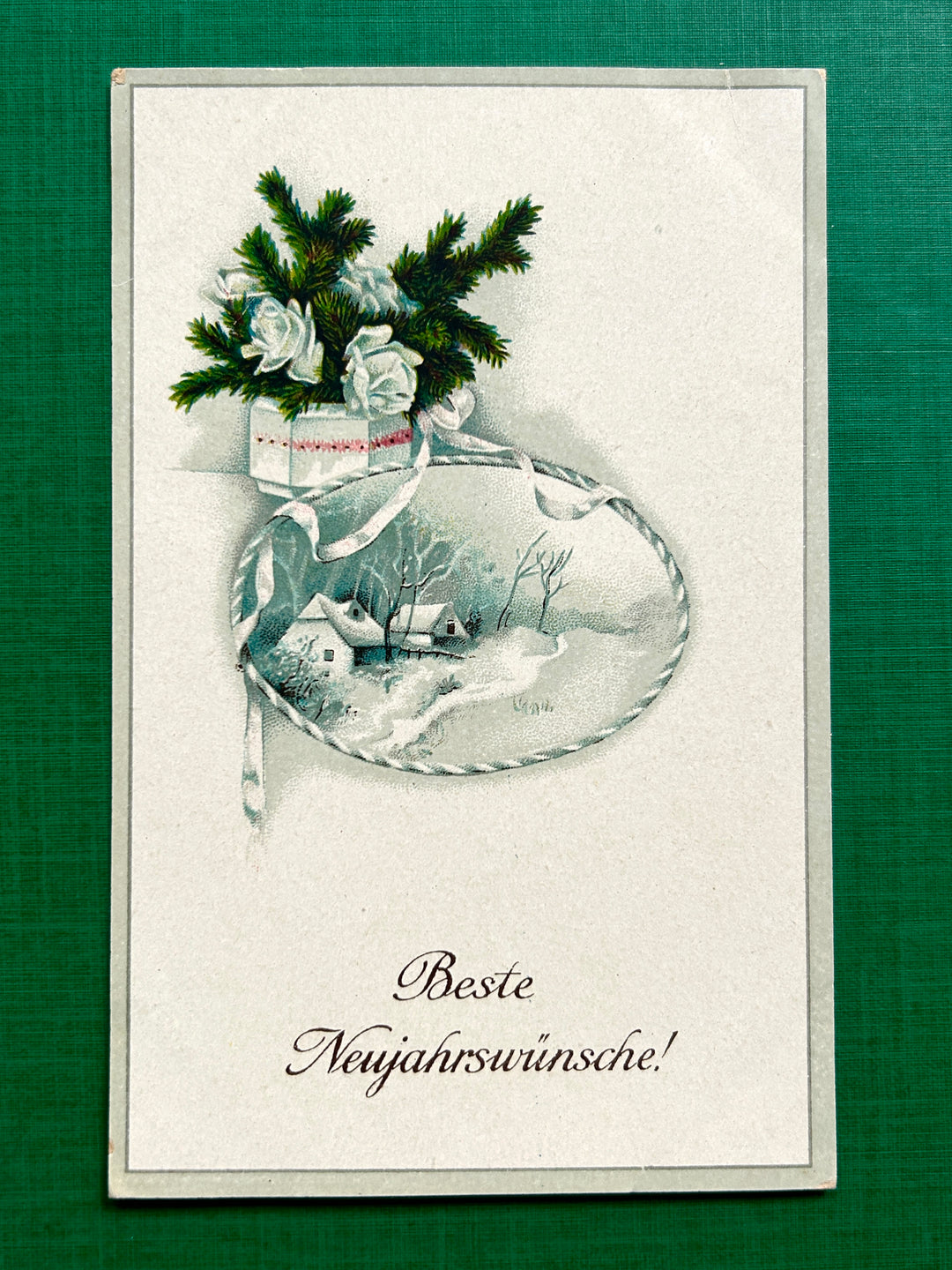New Year’s Postcard Unused German - Vintage/Antique Postcard