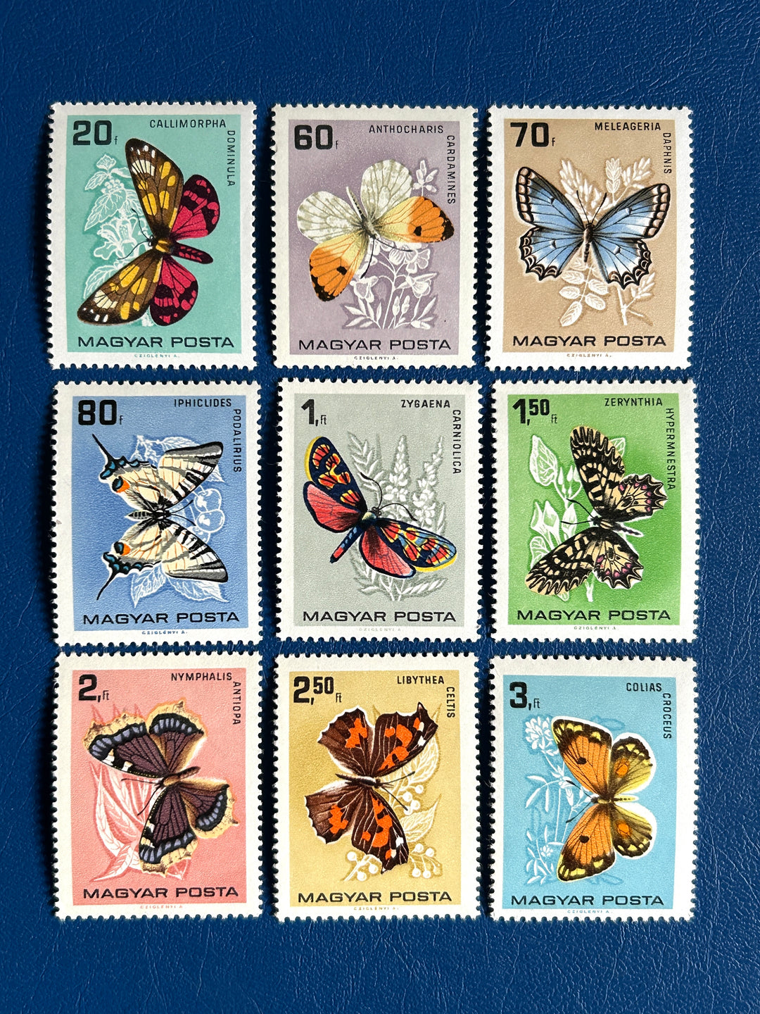 Hungary - 1966 - Butterflies & Moths- MNH**