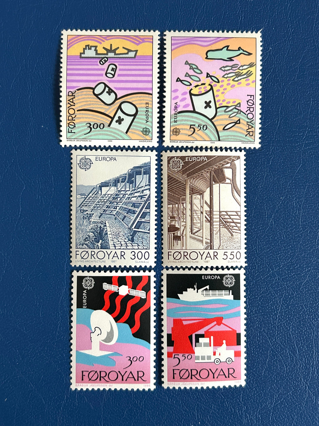 Faroe Islands - 1986-88 - Europa - MNH**