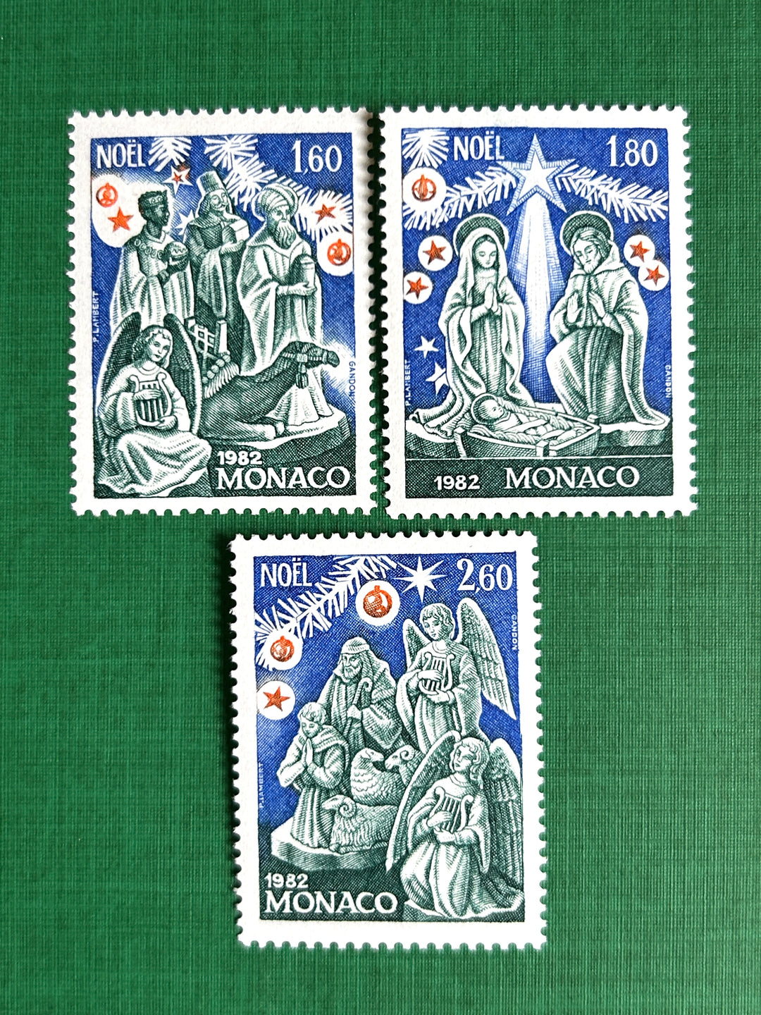Monaco - 1982 - Christmas - MNH**