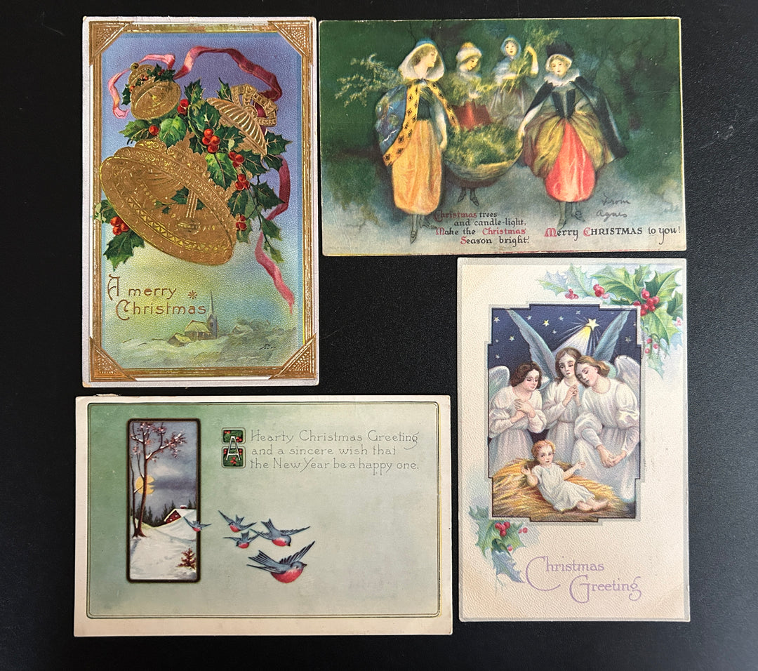 Christmas Postcard Lot - Vintage/Antique Postcards - 1910-1930