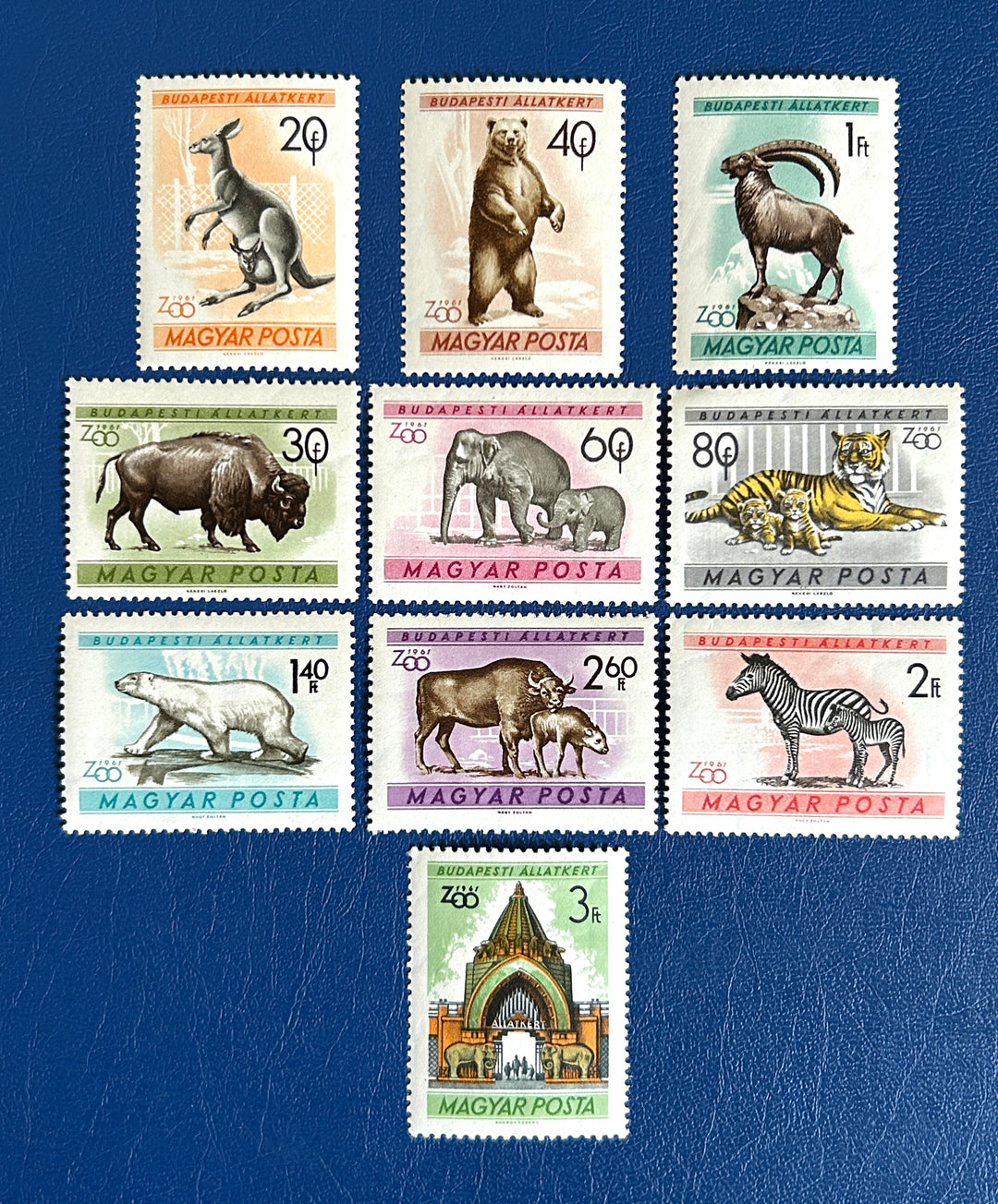 Hungría - 1961 - Zoológico de Budapest - mnh