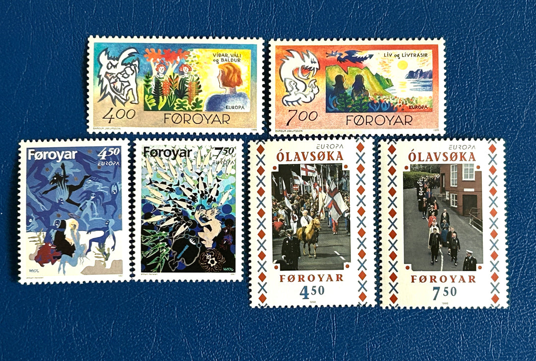 Faroe Islands - 1995, 97, 98 Europa - MNH**