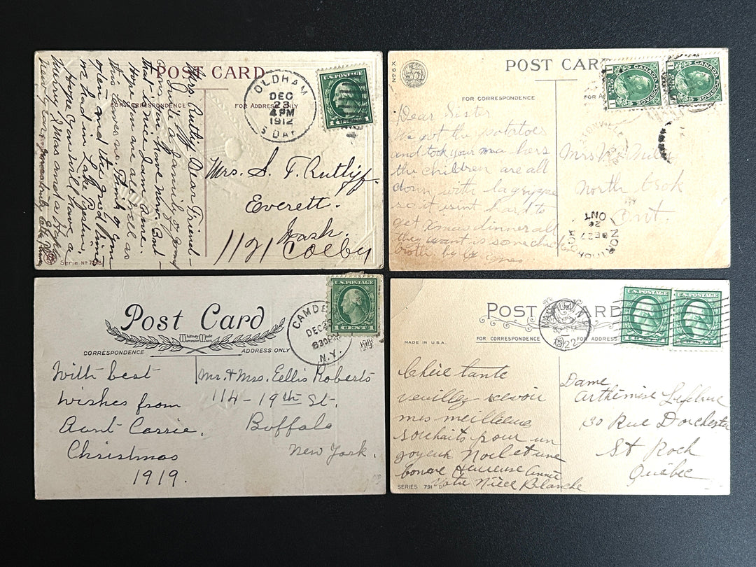 Christmas Postcard Lot - Vintage/Antique Postcards - 1910-1930