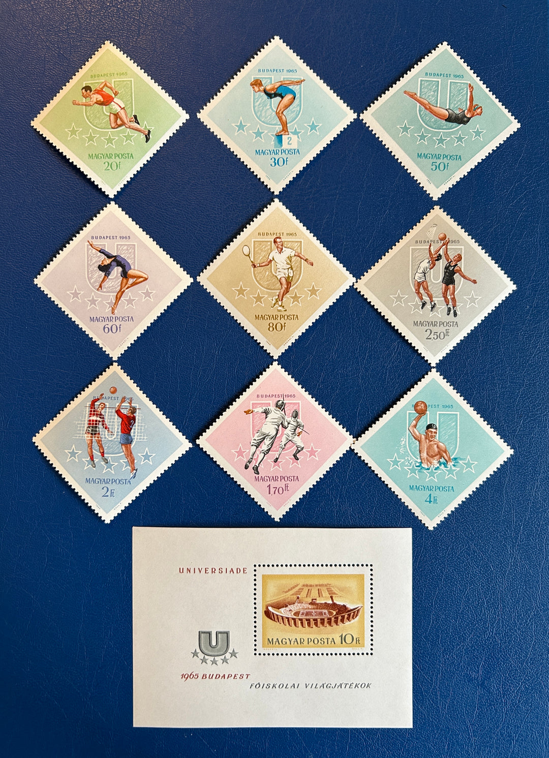 Hungary - 1965 - Summer Universiade Budapest - MNH**