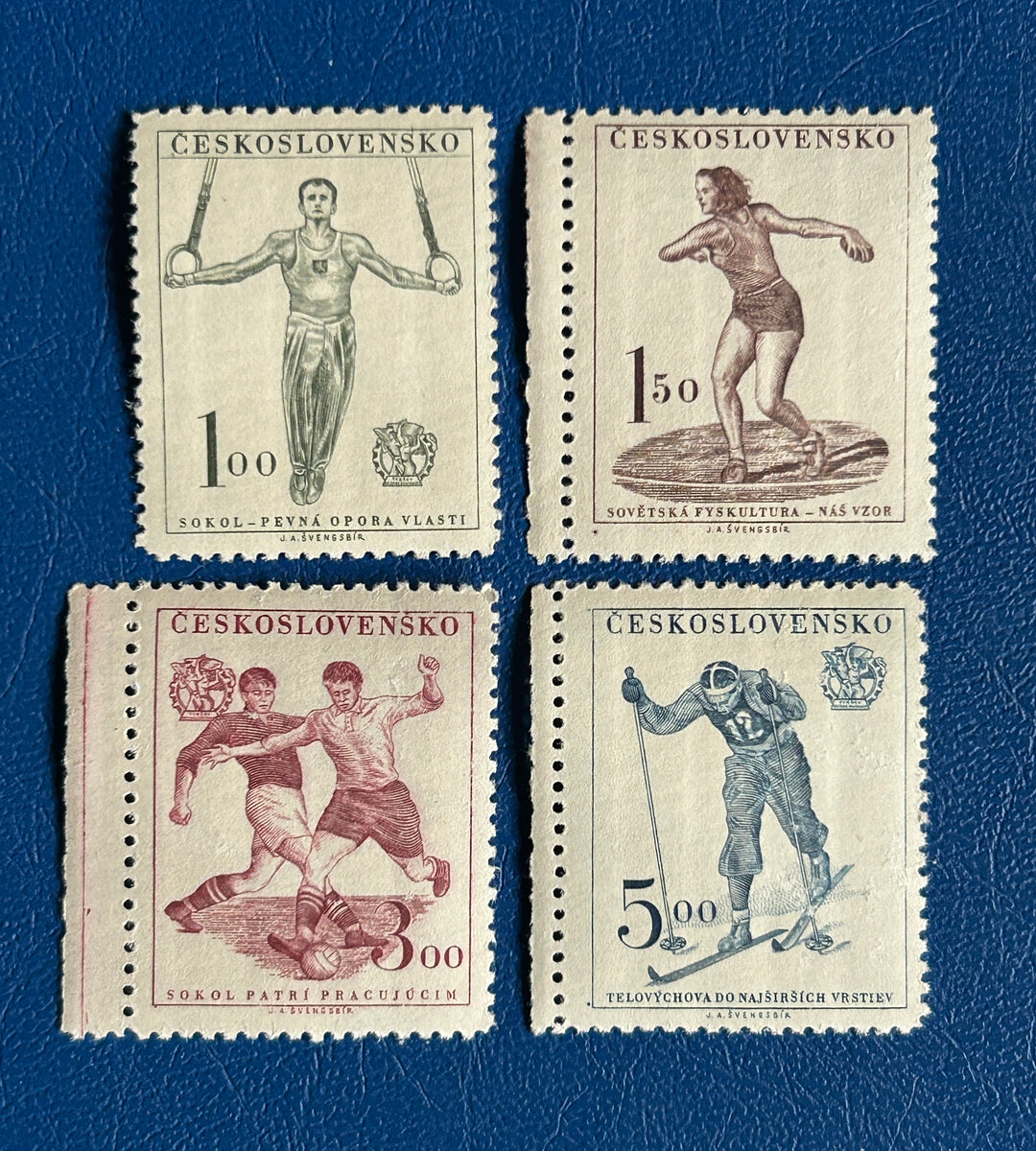 Czechoslovakia -1951- Sports - Sokol 9th Congress - MNH**