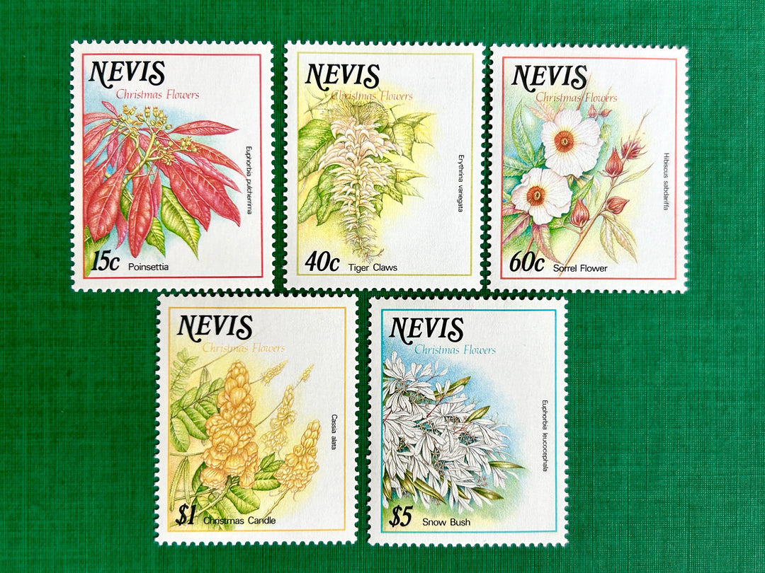 Nevis - 1988 - Christmas (Flowers) - MNH**