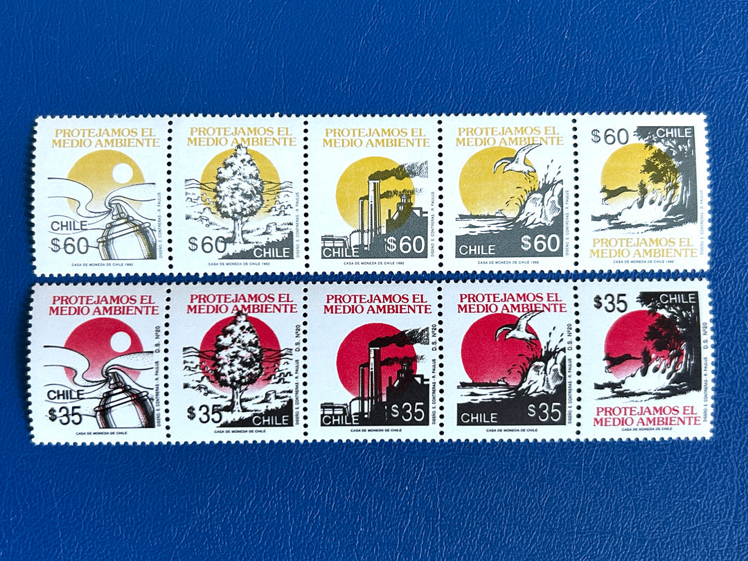 Chile- 1990 - Environmental Protection - MNH**
