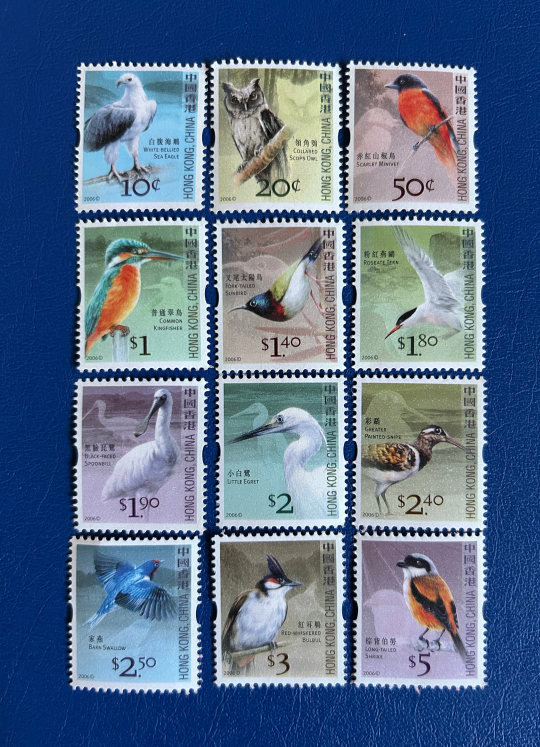 Hong Kong - 2006 - Birds - MNH**