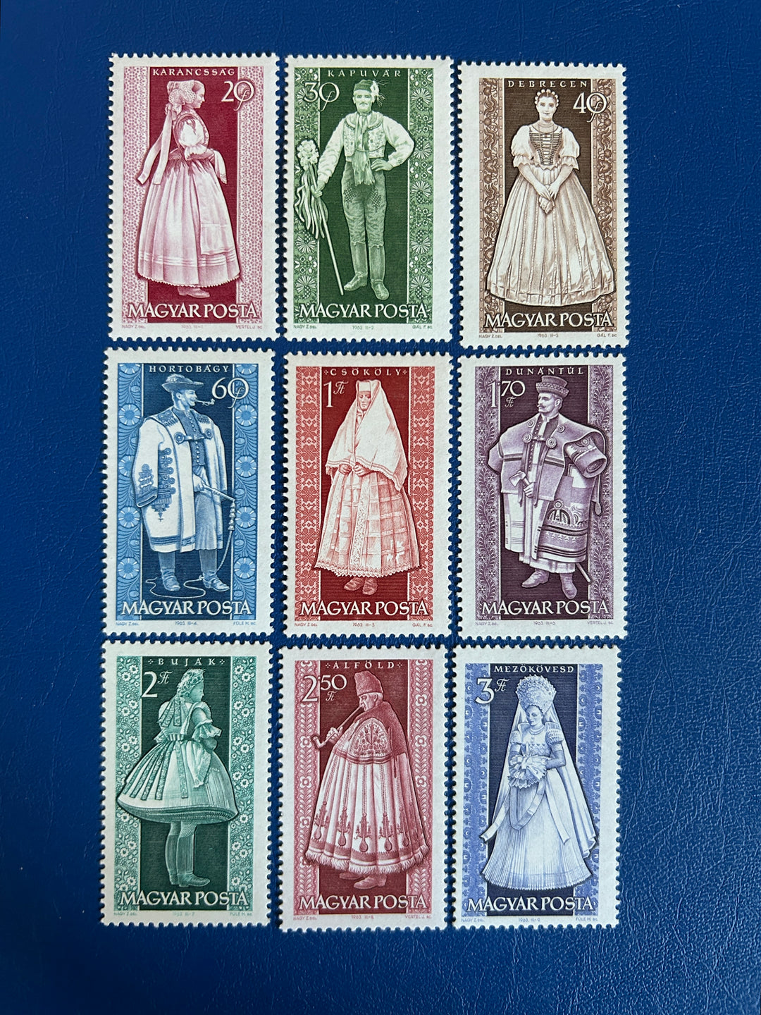 Hungary - 1963 - Traditional Dress - MNH**