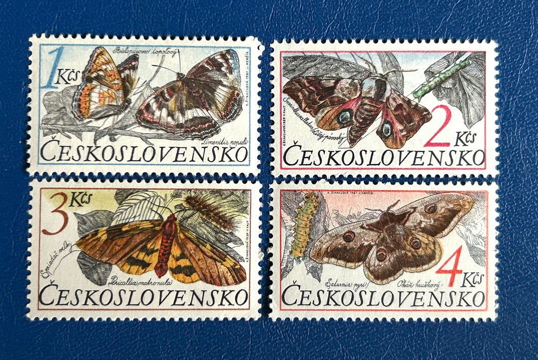 Czechoslovakia -1987 - Butterflies & Moths - MNH**