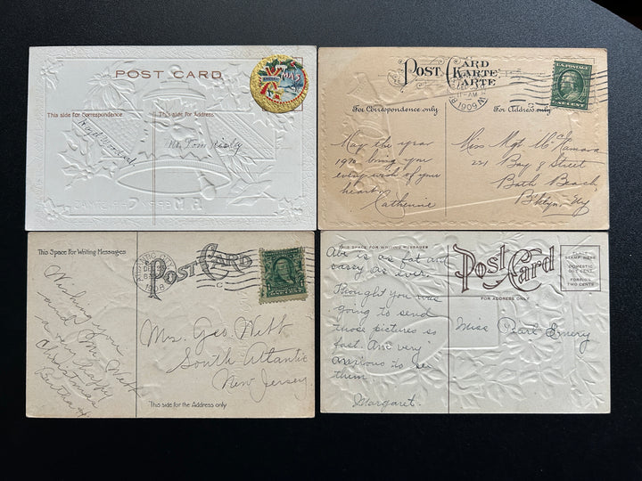 Christmas/New Year Postcard Lot - Vintage/Antique Postcards - 1900-1930