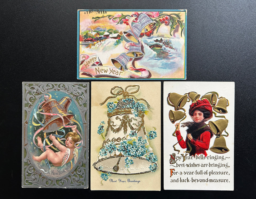 New Year’s Postcard Lot - Vintage/Antique Postcards - 1910-1930