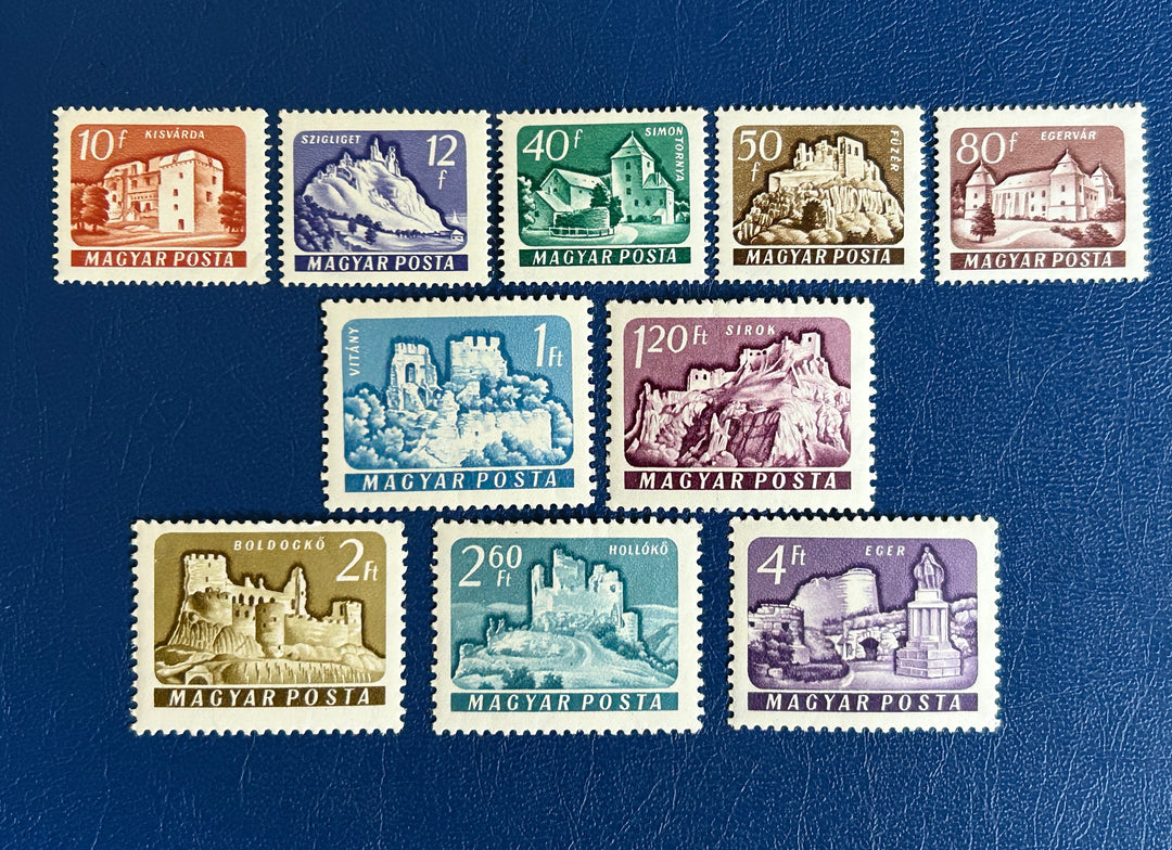 Hungría - 1961 - Castillos - mnh