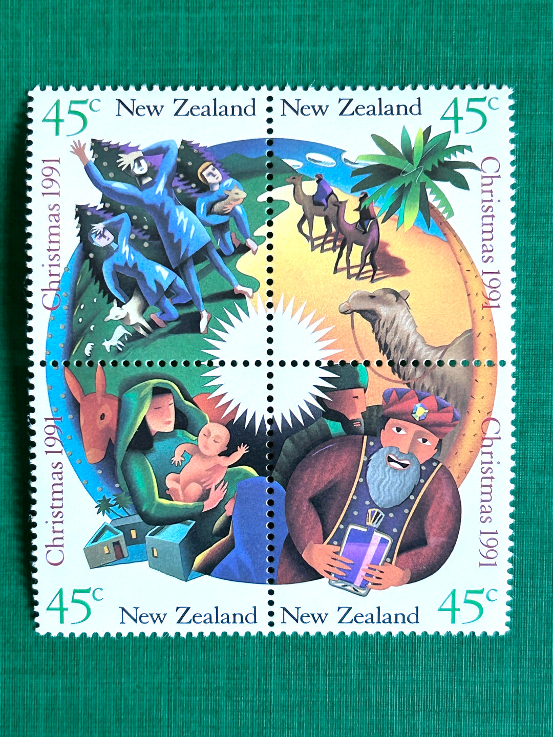 New Zealand - 1991 - Christmas - MNH**