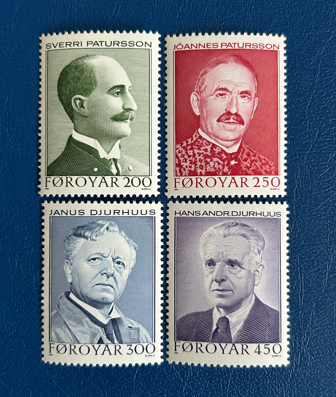 Faroe Islands - 1984 - Poets - MNH**