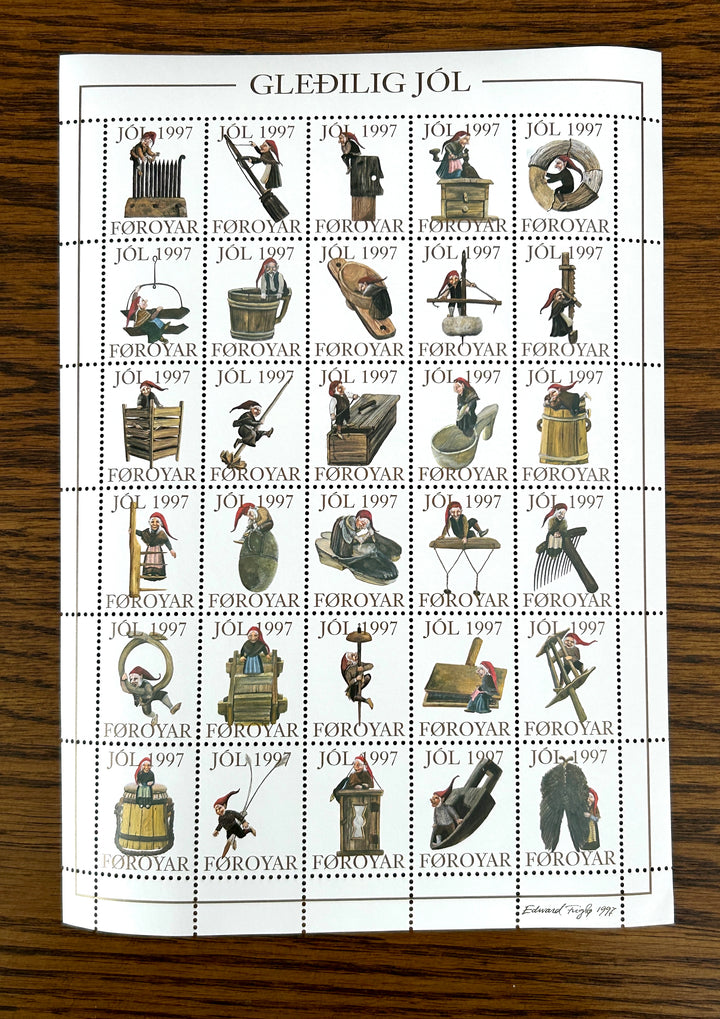 Faroe Islands - 1986, 1997-2000 - Christmas Seals - MNH**