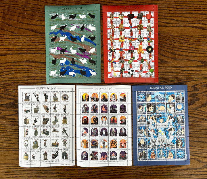 Faroe Islands - 1986, 1997-2000 - Christmas Seals - MNH**