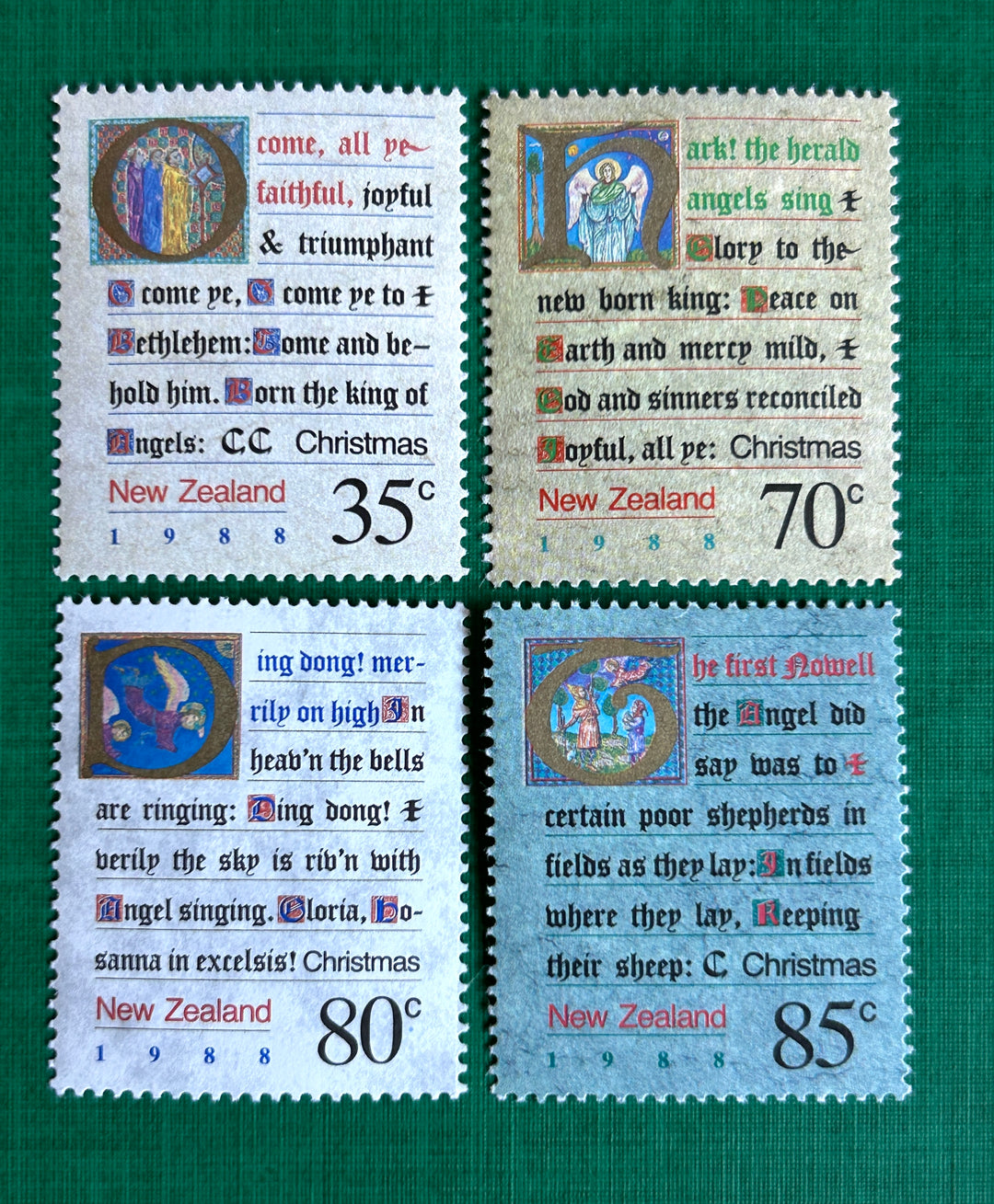 New Zealand - 1988 - Christmas (Carols) - MNH**