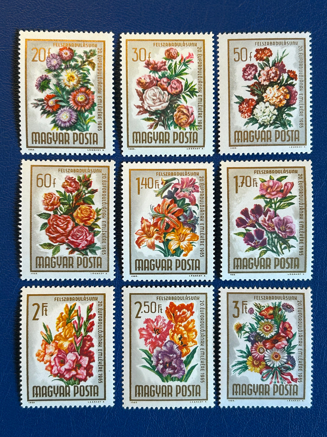 Hungary - 1965 - Flowers - MNH**