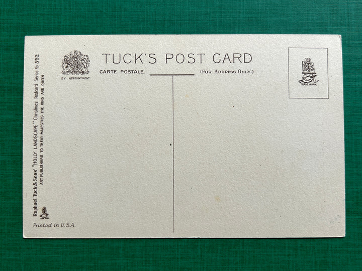 Christmas Postcard Unused - Vintage/Antique Postcard