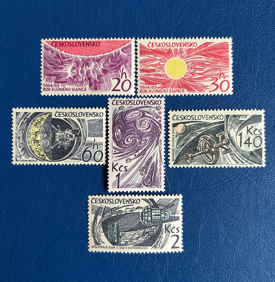 Czechoslovakia -1965 - Int Quiet Sun Years & Space Research - MNH**/MH*
