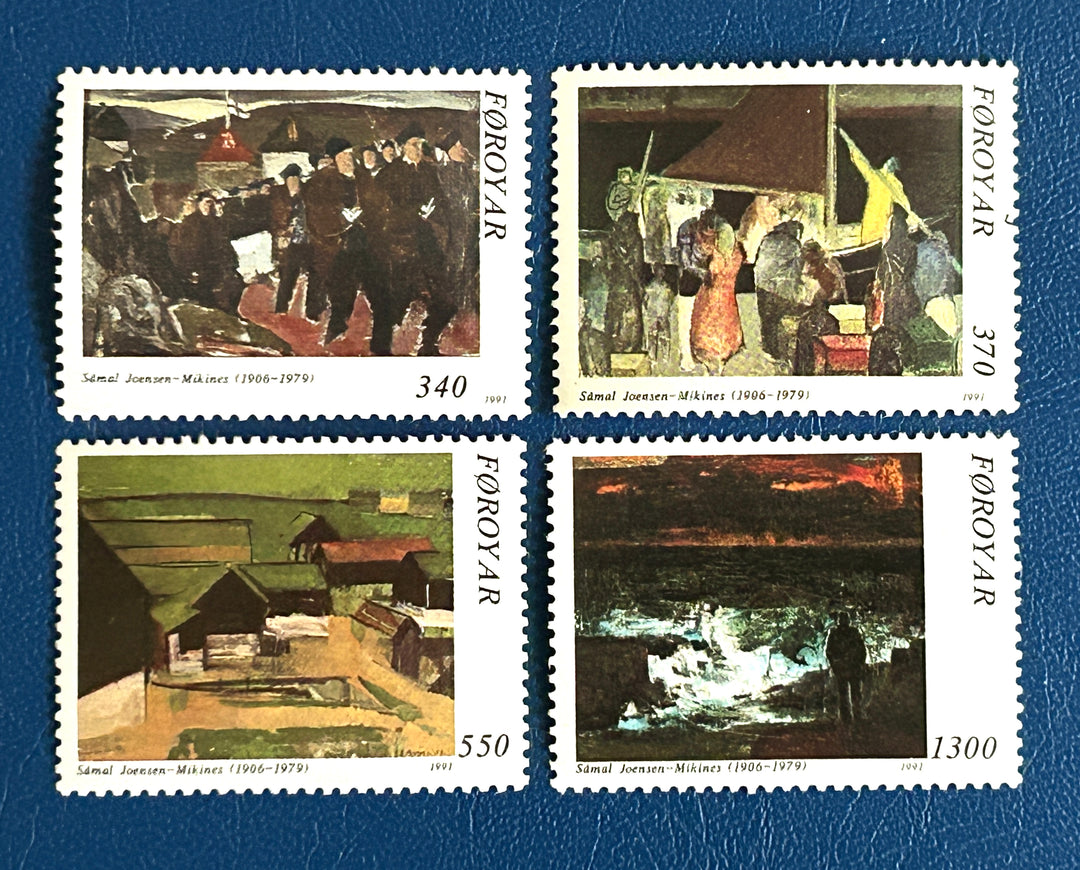 Faroe Islands - 1991 - Paintings: Joensen Mikenes - MNH**