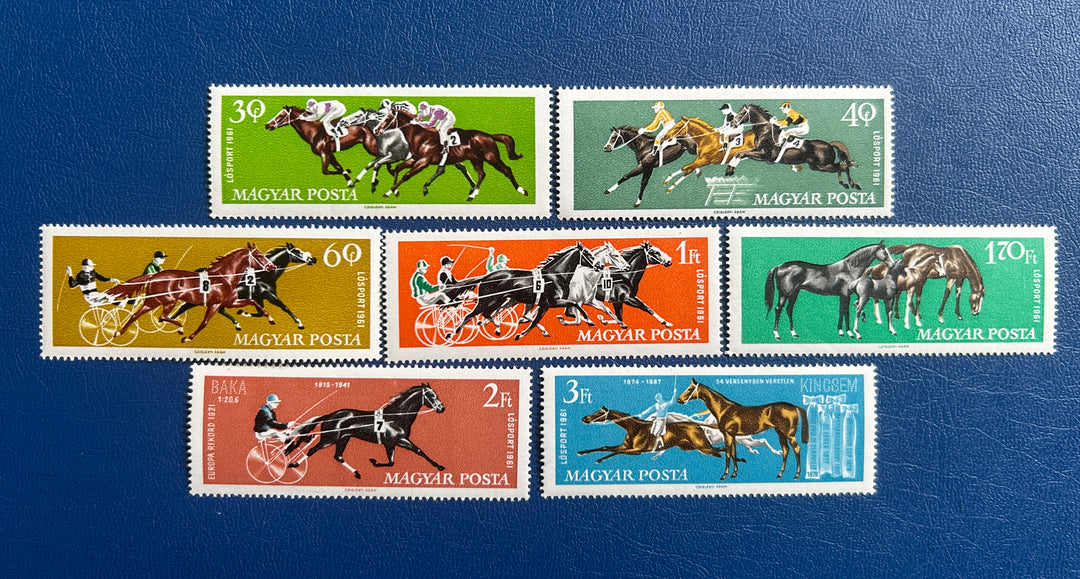 Hungría - 1961 - Caballos; Deporte ecuestre - MNH**