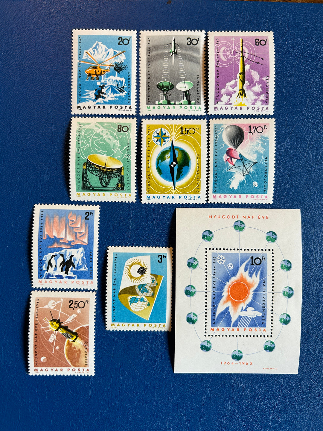 Hungary - 1965 - International Year of the Quiet Sun - MNH**