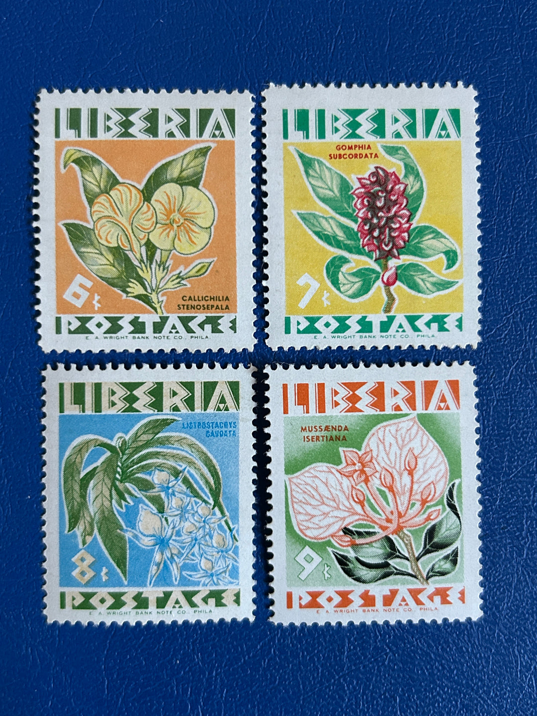 Liberia - 1955 - Flowers - MLH*