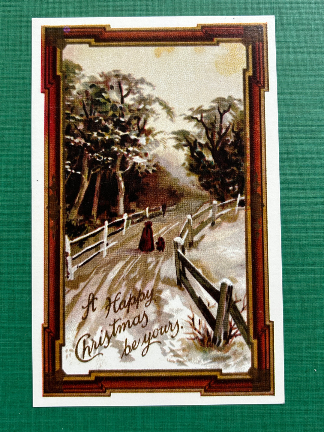 Christmas Postcard Unused - Vintage/Antique Postcard