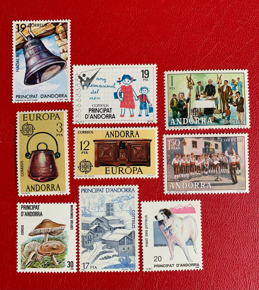 Vintage Spanish Stamps.9 Blocs Of 4. Early 1900's. Unused Vintage Spanish Stamps.9 Blocs Of 4. Early 1900's. Unused