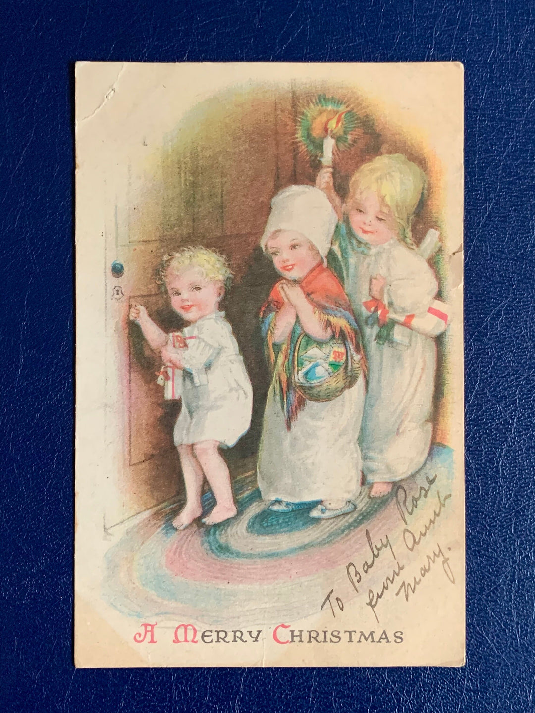 Vintage/Antique Christmas Postcard - Christmas Nostalgia Greeting Card - for the collector, crafter, scrapbooker, or gift
