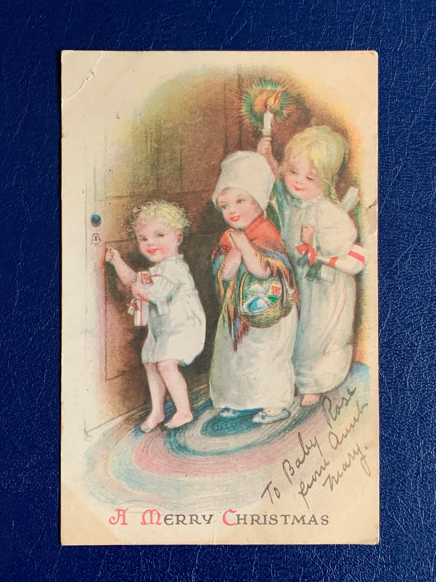 Vintage/Antique Christmas Postcard - Christmas Nostalgia Greeting Card - for the collector, crafter, scrapbooker, or gift