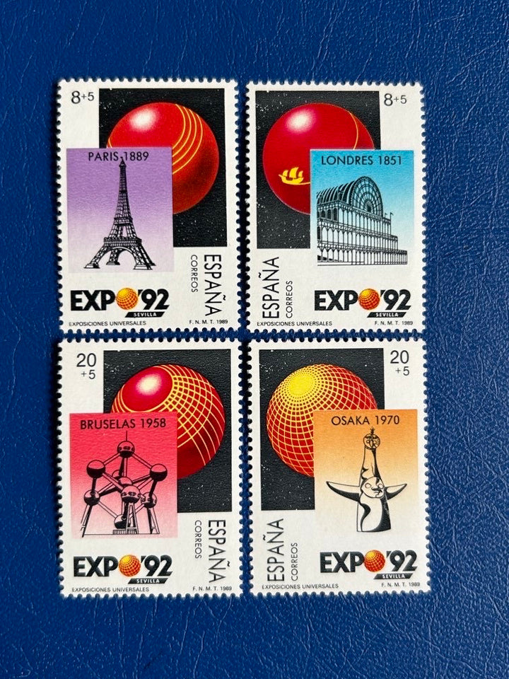 Spain - Original Vintage Postage Stamps- 1992 - Expo Osaka - for the collector, artist or crafter