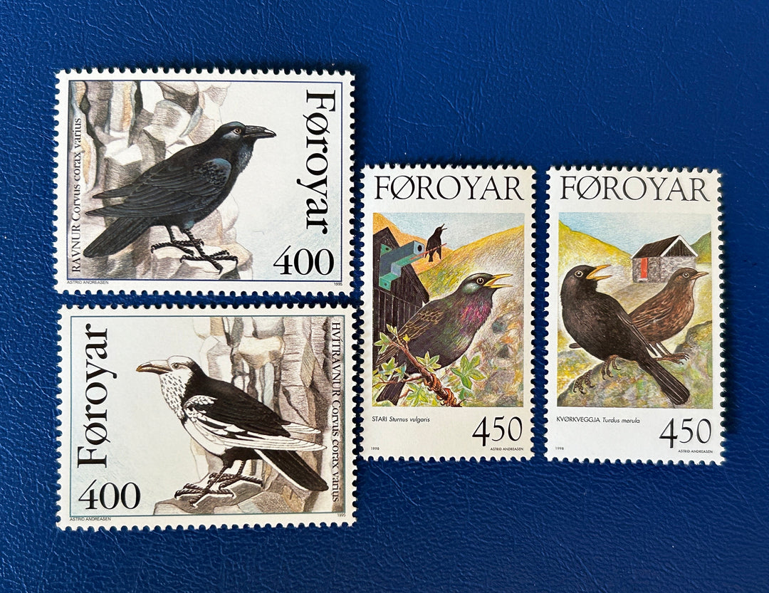 Faroe Islands- Original Vintage Postage Stamps- 1995/98 - Birds - for the collector, artist or crafter