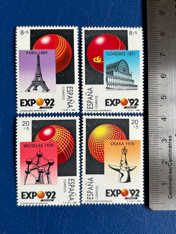 Spain - Original Vintage Postage Stamps- 1992 - Expo Osaka - for the collector, artist or crafter