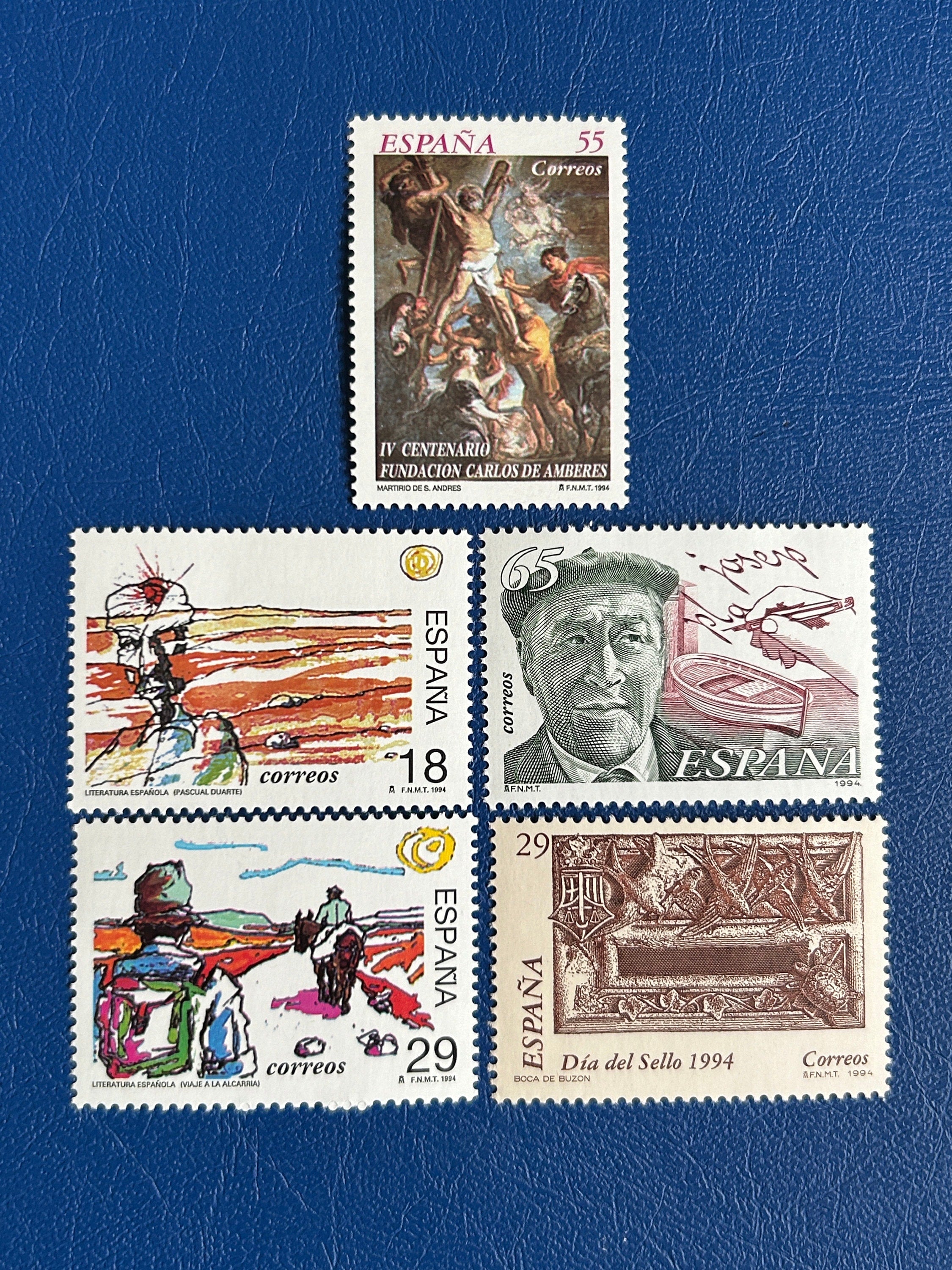 Spain - Original Vintage Postage Stamps- 1994 - Art Stamps - On the ...