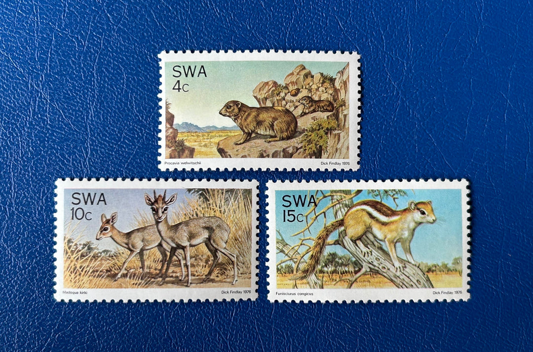 South West Africa - Original Vintage Postage Stamps- 1976 - Nature Protection - for the collector, artist or crafter