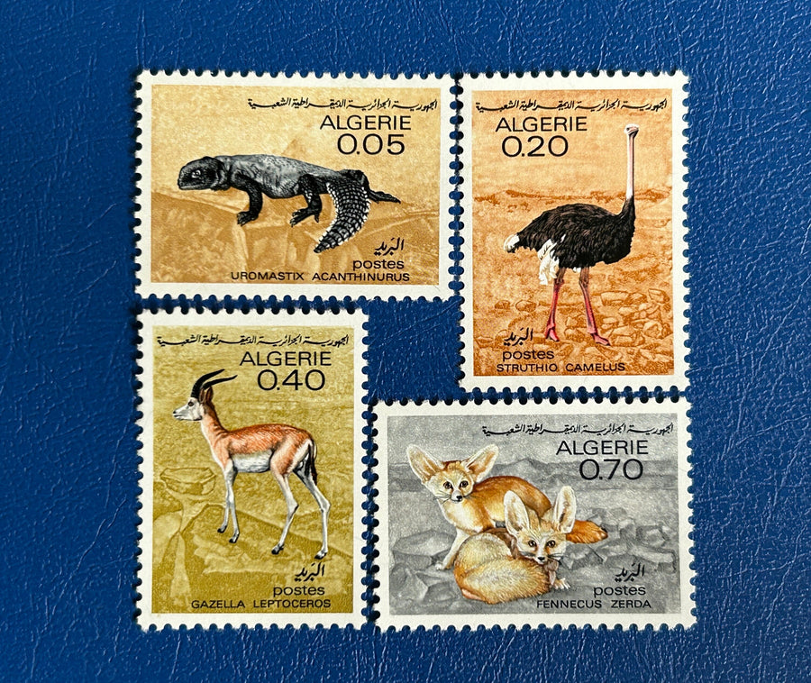 Algeria - Original Vintage Postage Stamps- 1967 - Saharan Fauna - for the collector, artist or crafter