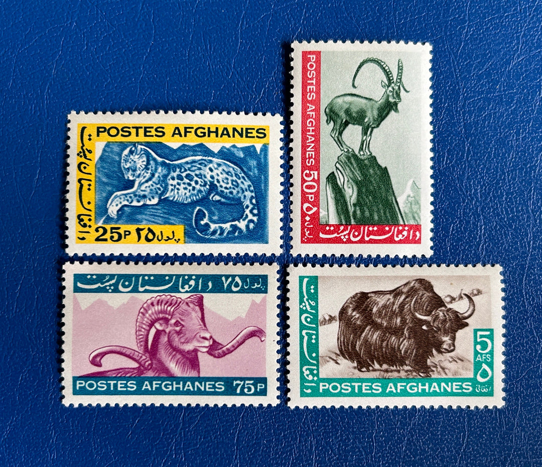 Afghanistan - Original Vintage Postage Stamps- 1964 - Fauna - for the collector, artist or crafter