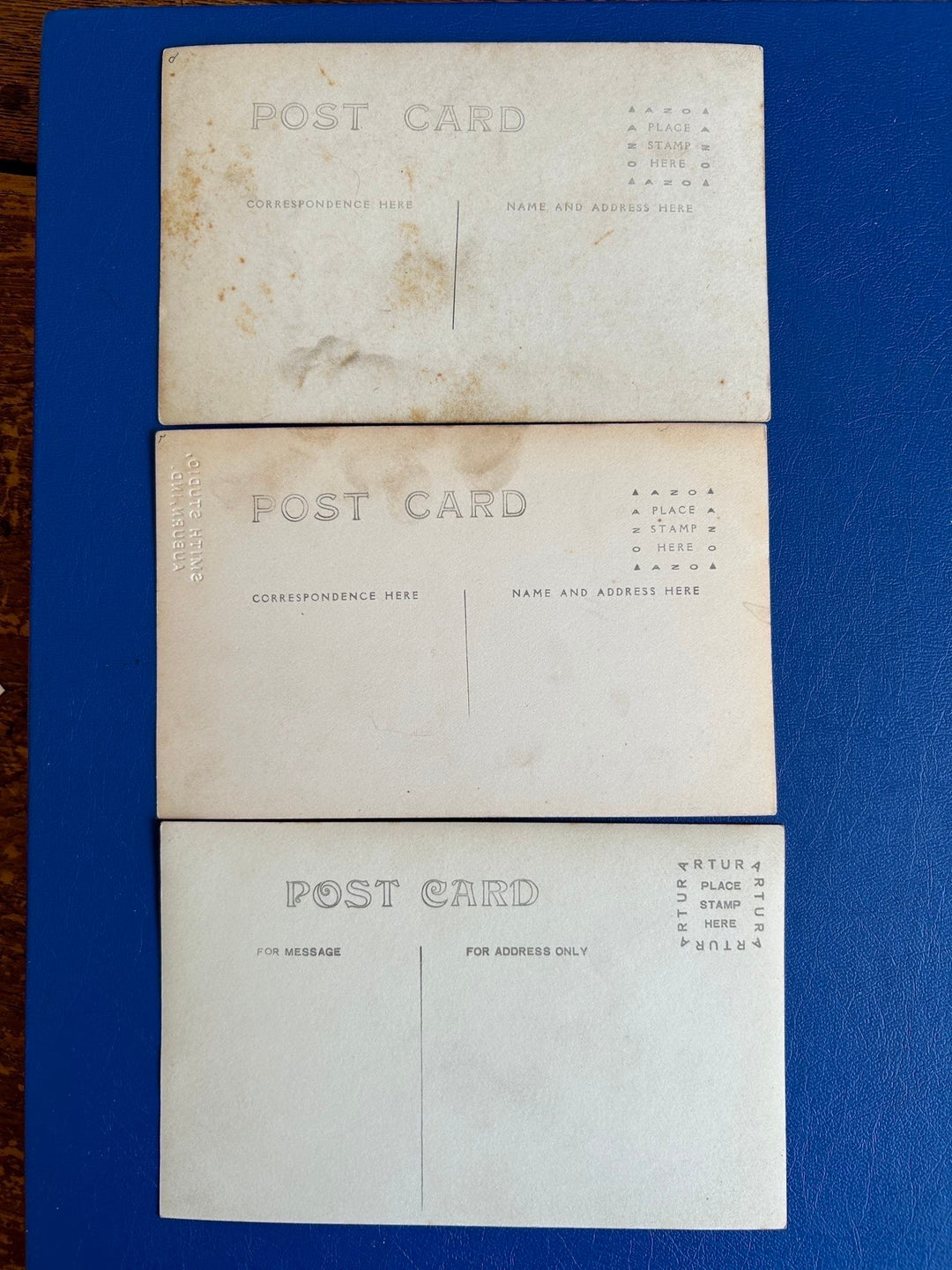 Antique Picture Postcard - Black and White Photo postcards of Children - Early 1900s - Families - scrapbooks, journals, crafting