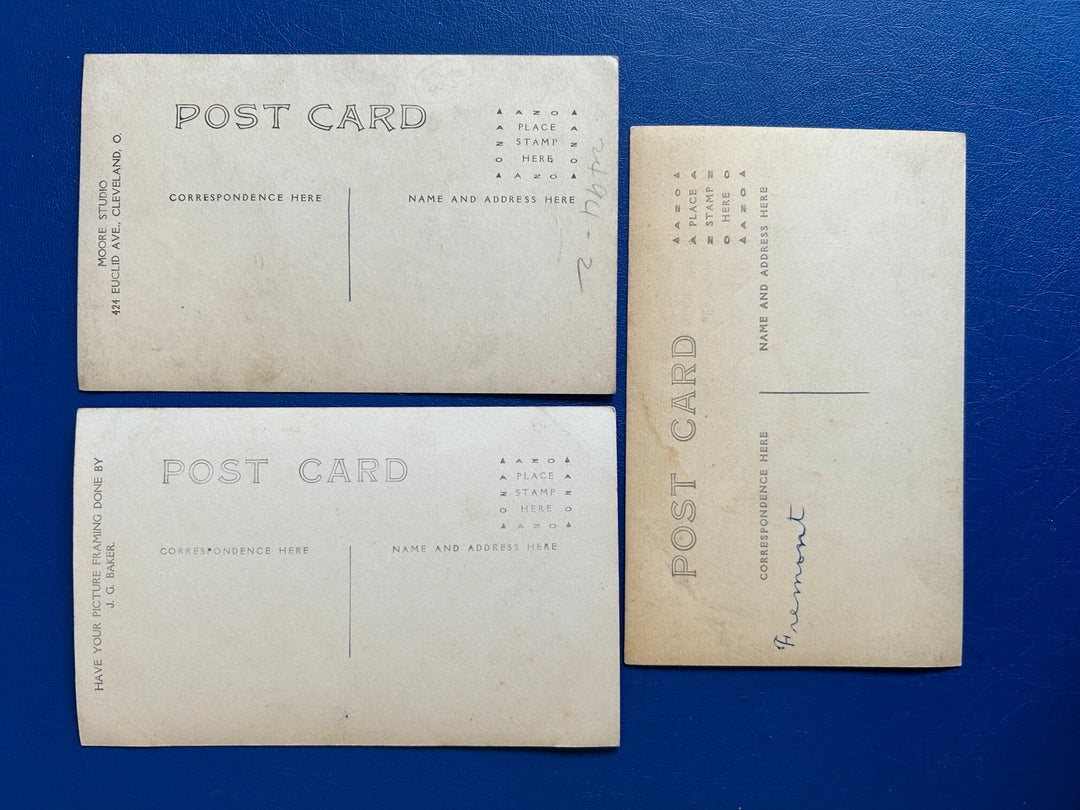 Antique Picture Postcard - Black and White Photo postcards - Early 1900s - Men, women, Child - scrapbooks, journals, crafting