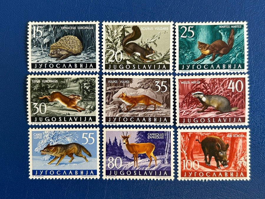 Yugoslavia - Original Vintage Postage Stamps - 1960 - Fauna - for the collector, artist or crafter