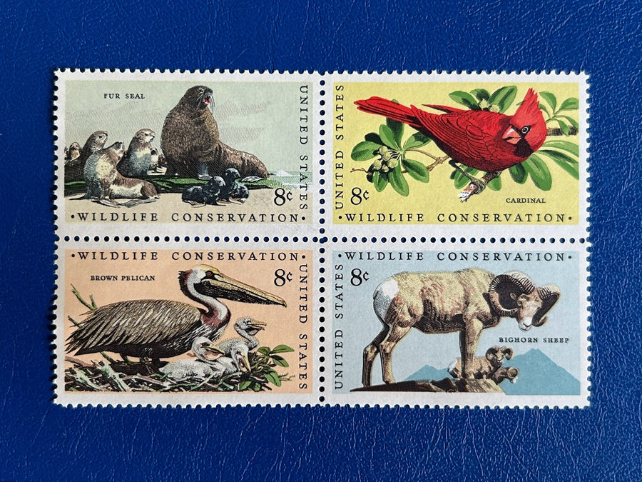 USA - Original Vintage Postage Stamps - 1972 - Wildlife Conservation - for the collector, artist or crafter