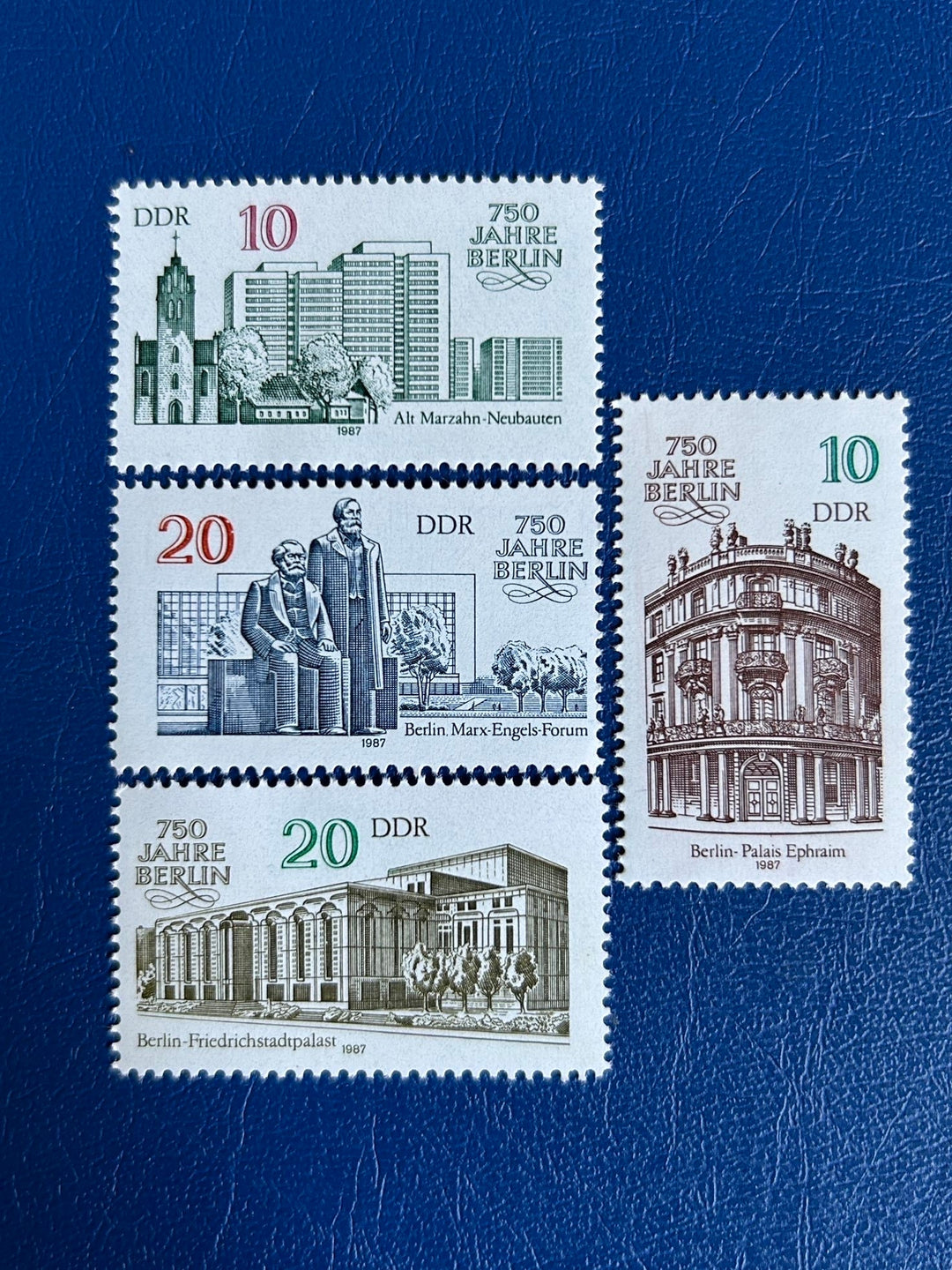 Germany (DDR) - Original Vintage Postage Stamps - 1987 - 750 Years Berlin - for the collector, artist or crafter