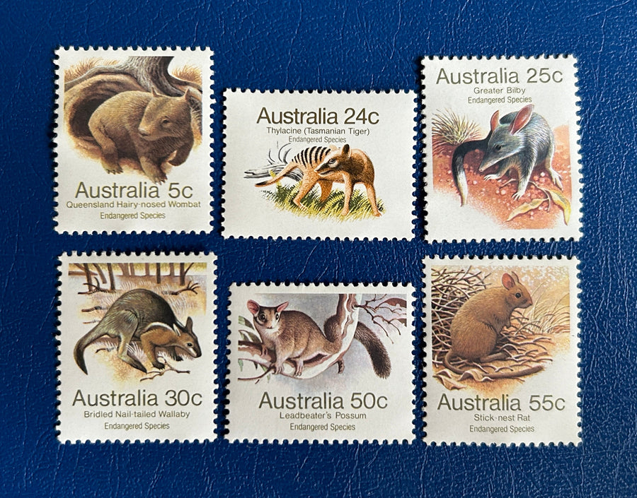 Australia - Original Vintage Postage Stamps - 1981 - Endangered Species - for the collector, artist or crafter