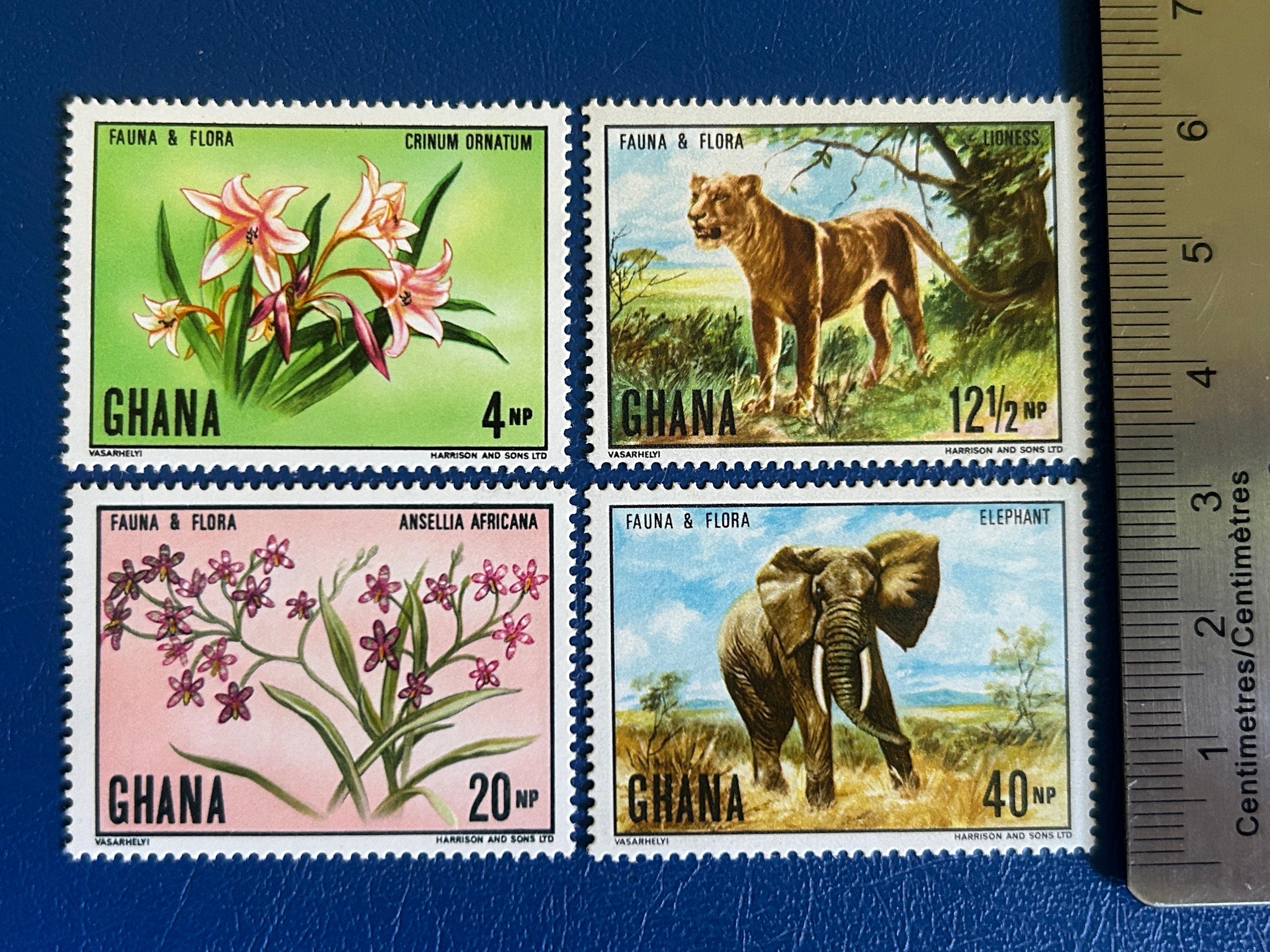 Ghana 1970 Native Plants & Animals