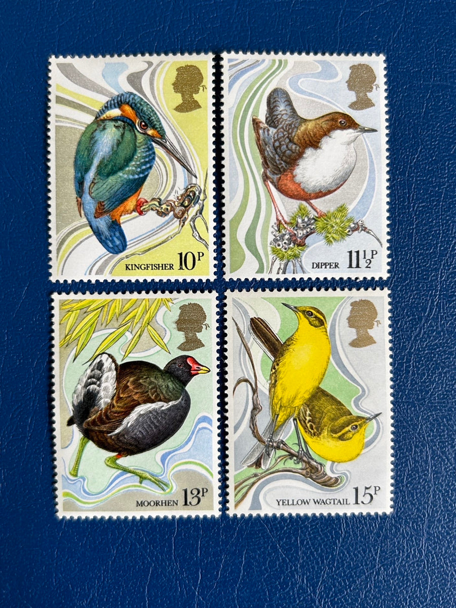 United Kingdom - Original Vintage Postage Stamps - 1980 - Centenary Wild Bird Protection Act - for the collector, artist or crafter