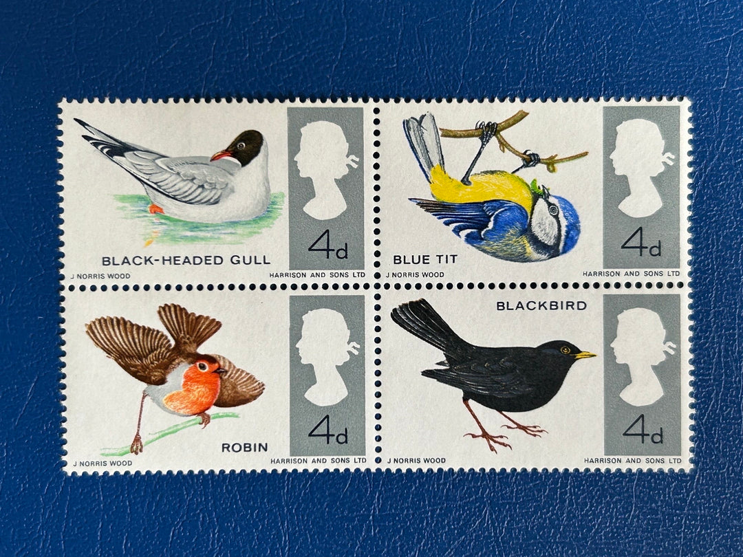 United Kingdom - Original Vintage Postage Stamps - 1966 - British Birds - for the collector, artist or crafter